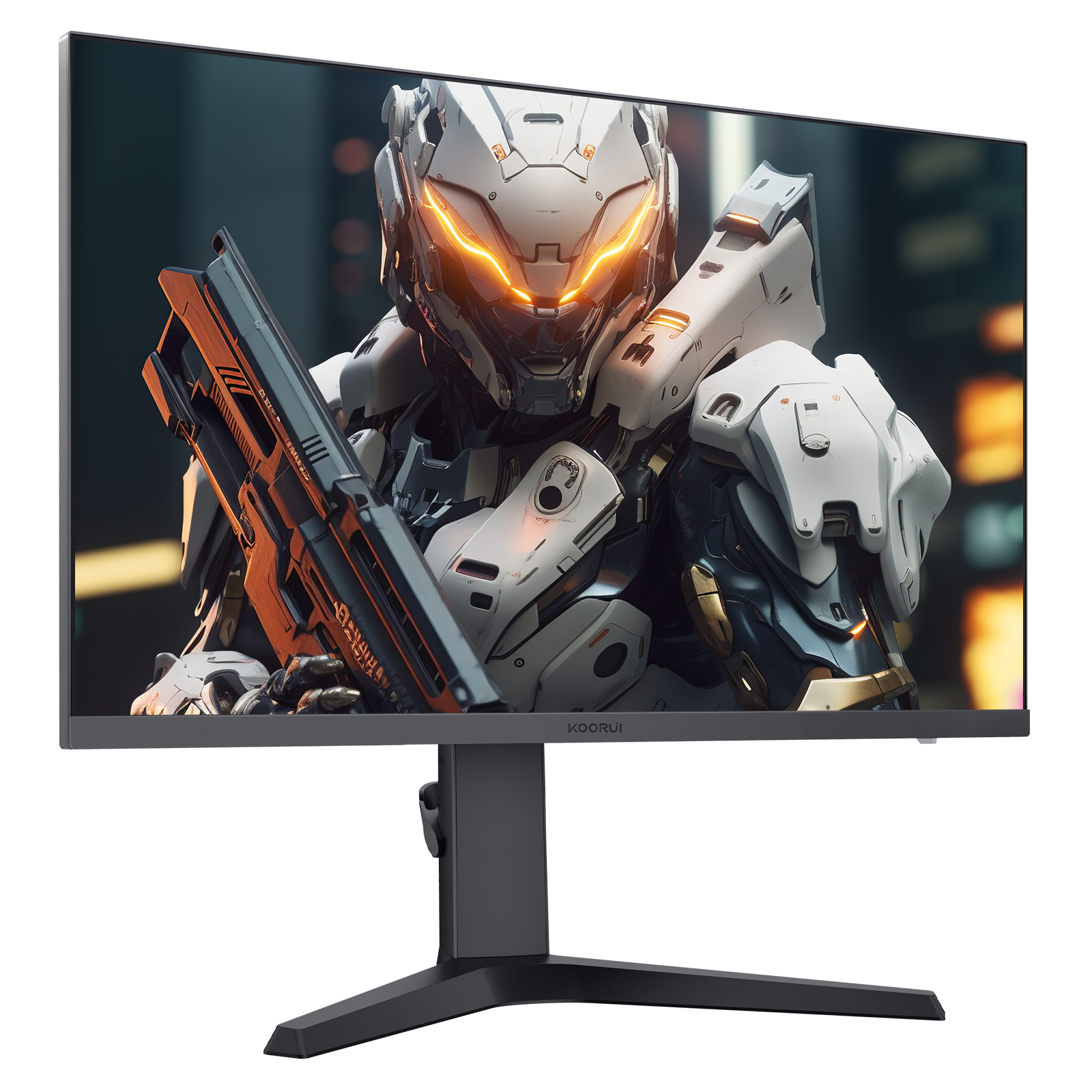 KOORUI 27 Inch Gaming Monitor, QHD 2560x1440, 240Hz 1ms, Adaptive Sync, HDR400, 90% DCI-P3, DisplayPort & HDMI, Tilt Adjustable, VESA Mount, Black